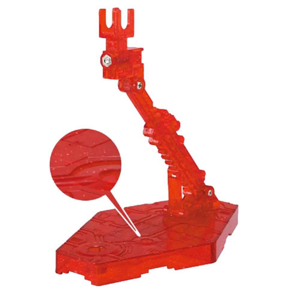 Action Base 2 Clear Sparkle Red