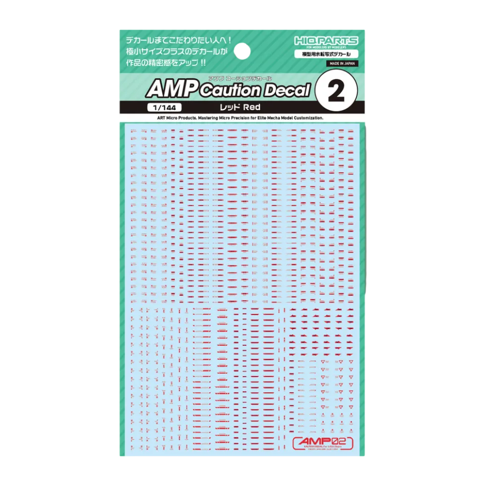 1/144 AMP02 Caution Decal (Red)