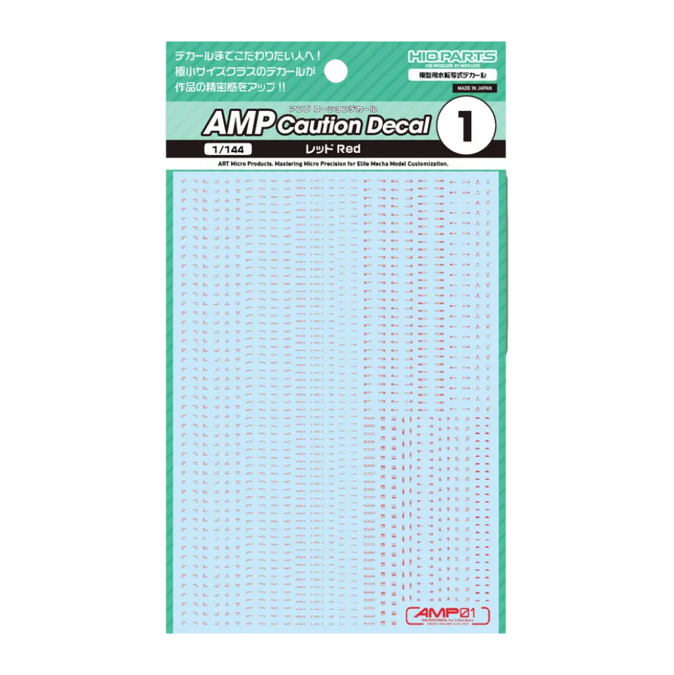1/144 AMP01 Caution Decal (Red)