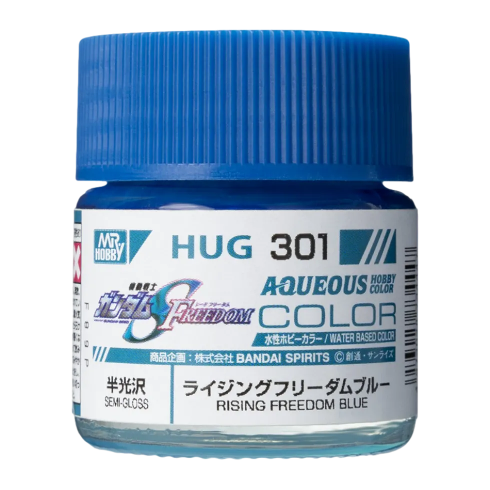 Aqueous Gundam Color HUG301 Rising Freedom Blue 10ml