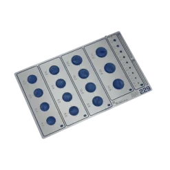 AW-229 Airbrush Template/Scribing Template 02 (Circular Large)