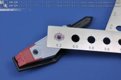 AW-228 Airbrush Templates/Scribing Templates 01 (Circular Small)