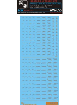 AW-055 Waterslide Decal (Gray)