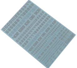 AW-081 Waterslide Decal (White)