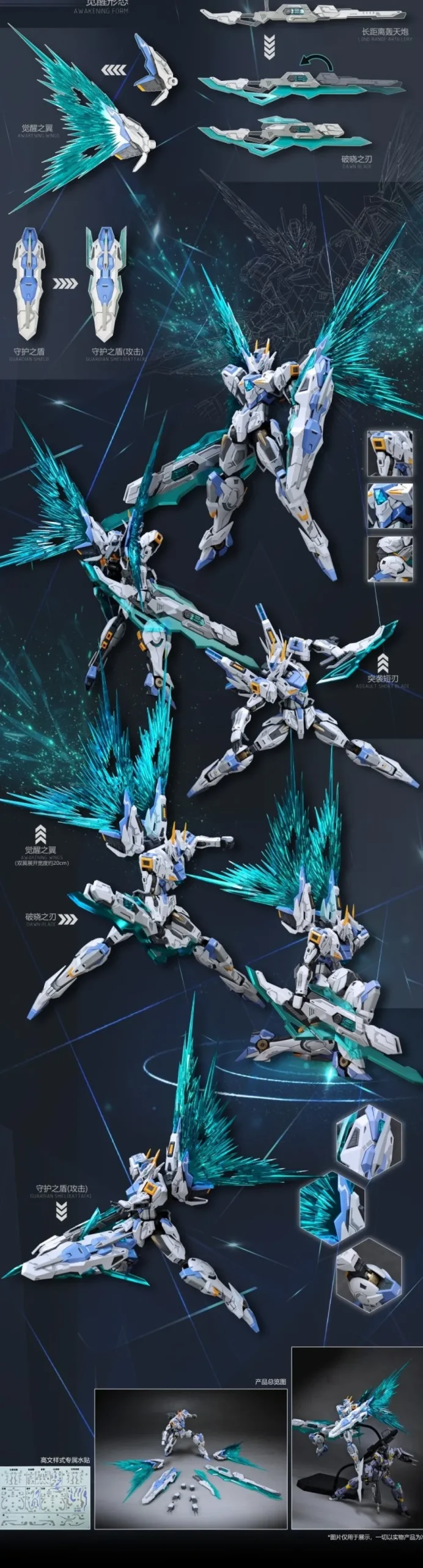 BE 1/144 Guardian of the Spiritual Emperor Gawain