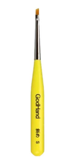 Brushwork Short Grip Oblique Brush S