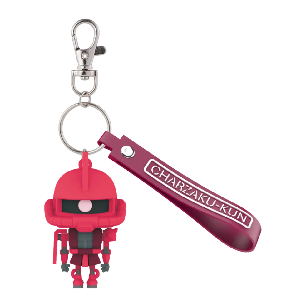 CharZaku-Kun 3D Rubber Mascot Keychain