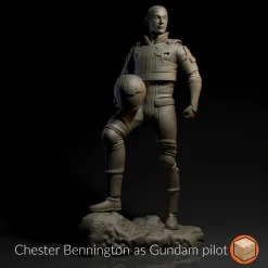 + Chester Bennington Gundam Pilot