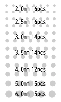 Circular Seal X Series Blue Glow In The Dark (2 - 6mm)