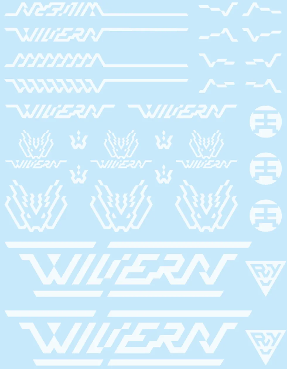 CM Decal 09 Wivern - Fluorescent White