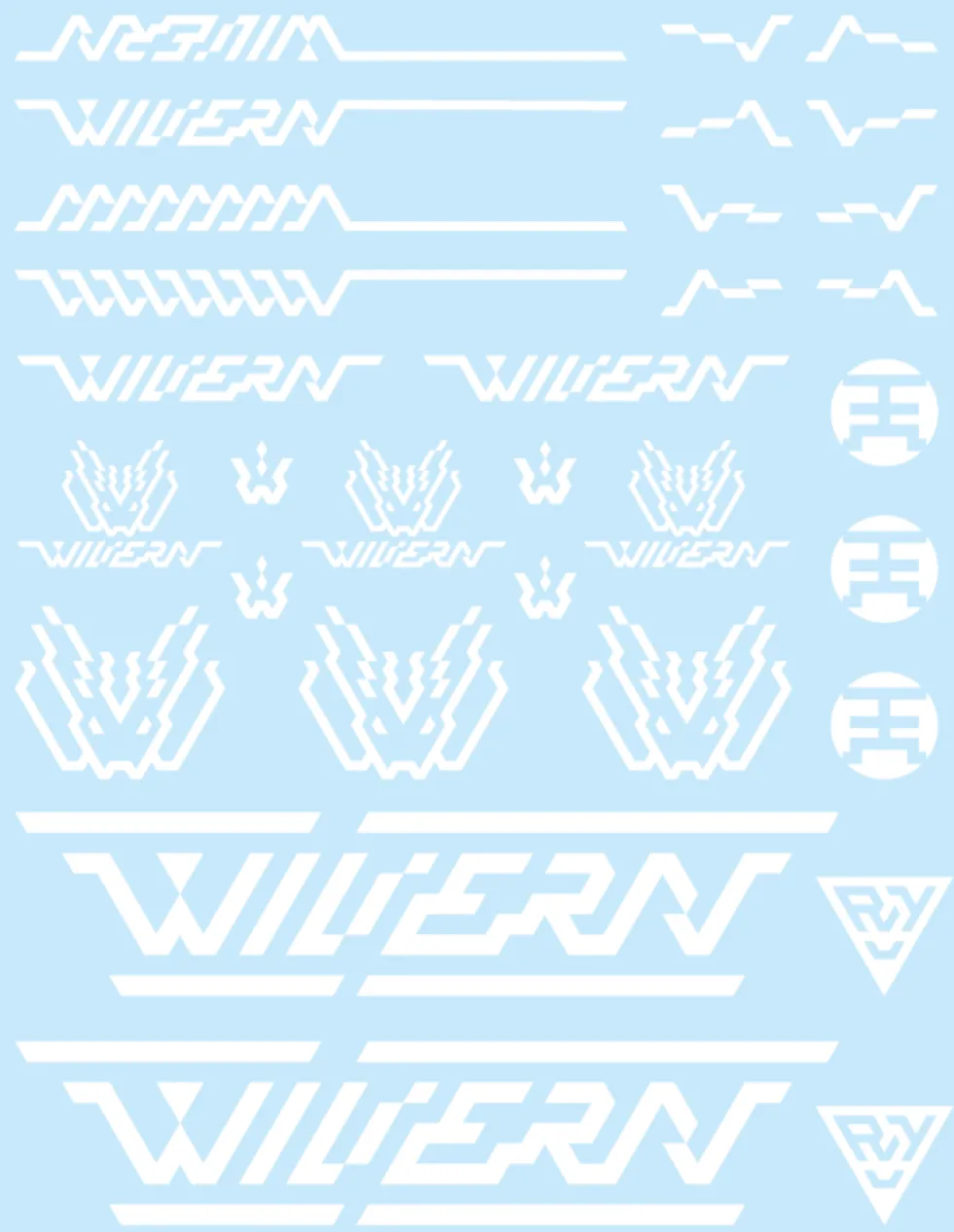 CM Decal 09 Wivern - Fluorescent White
