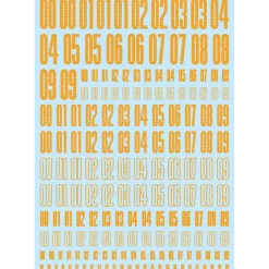 CND Decal Number - Gold