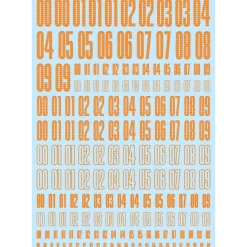 CND Decal Number - Gold