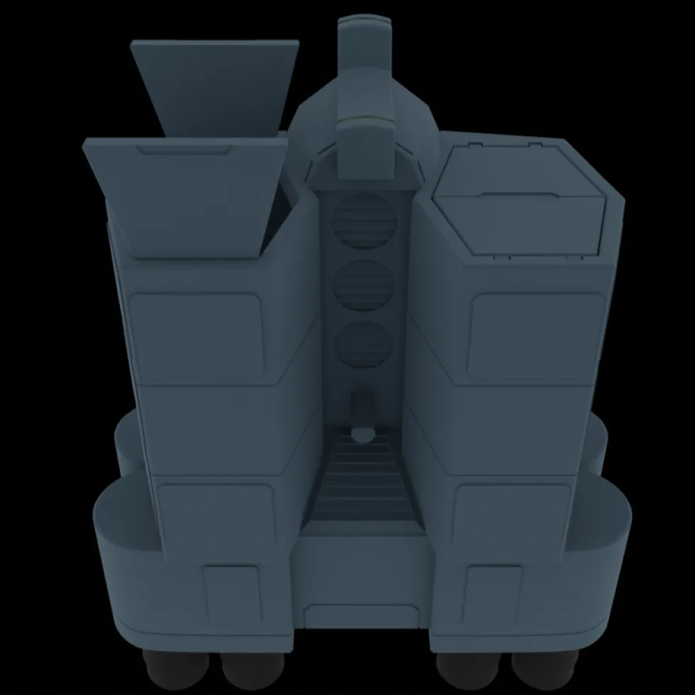 Columbus Space Cargo Ship