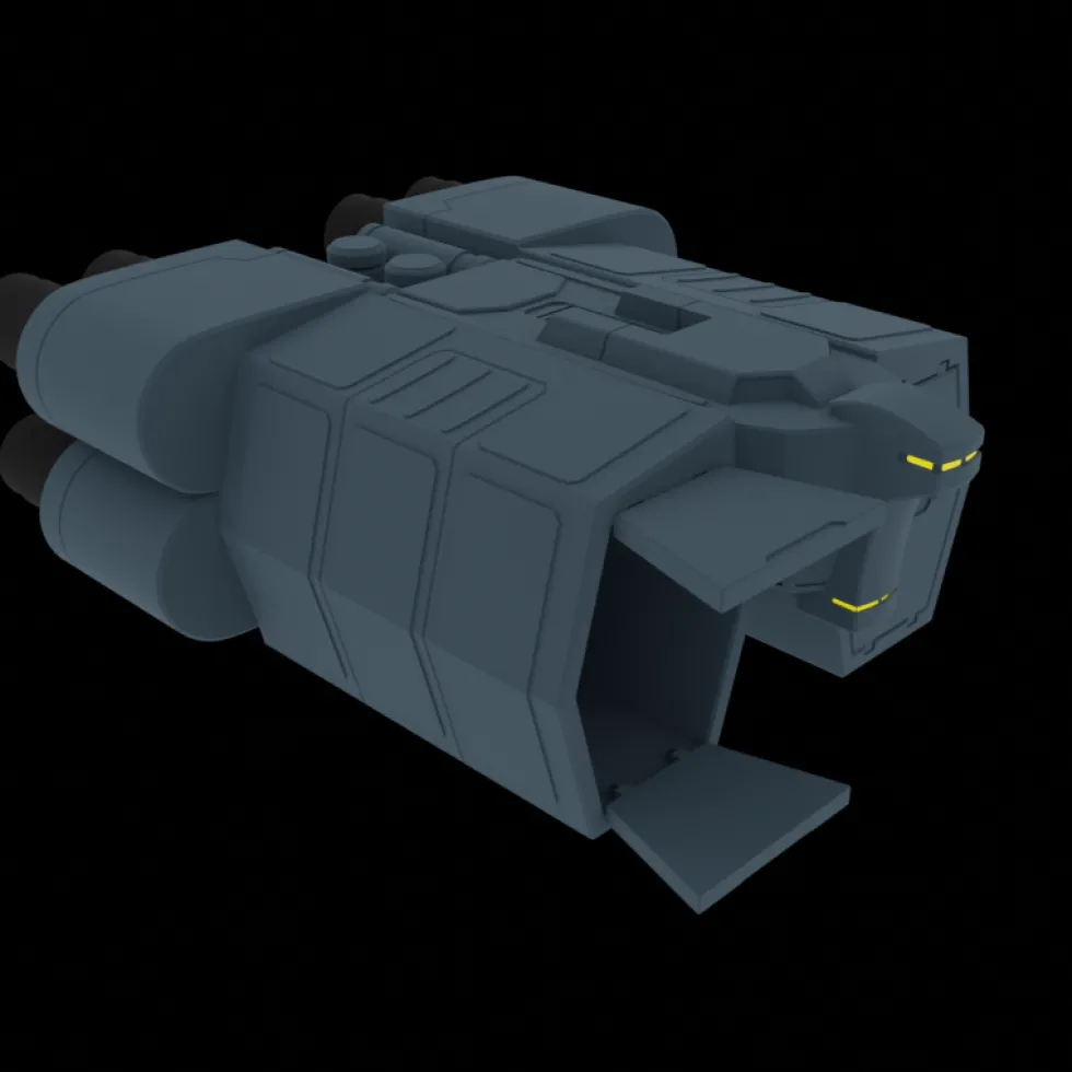 Columbus Space Cargo Ship