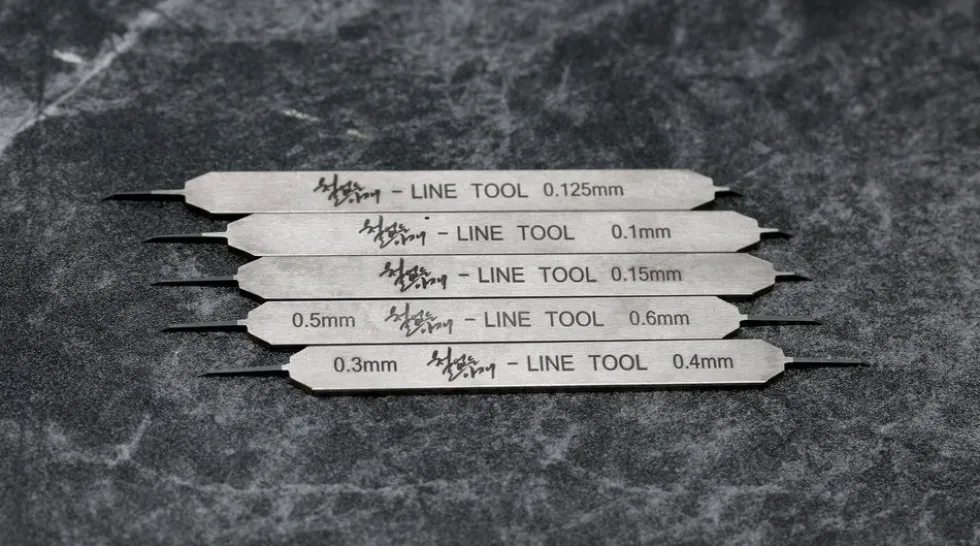 Double-Sided Panel Liner Tool (Dual-Width) - 0.1mm - 0.125mm