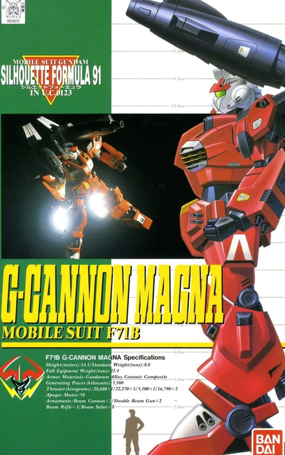 1/100 F71B G-Cannon Magna (Vintage)