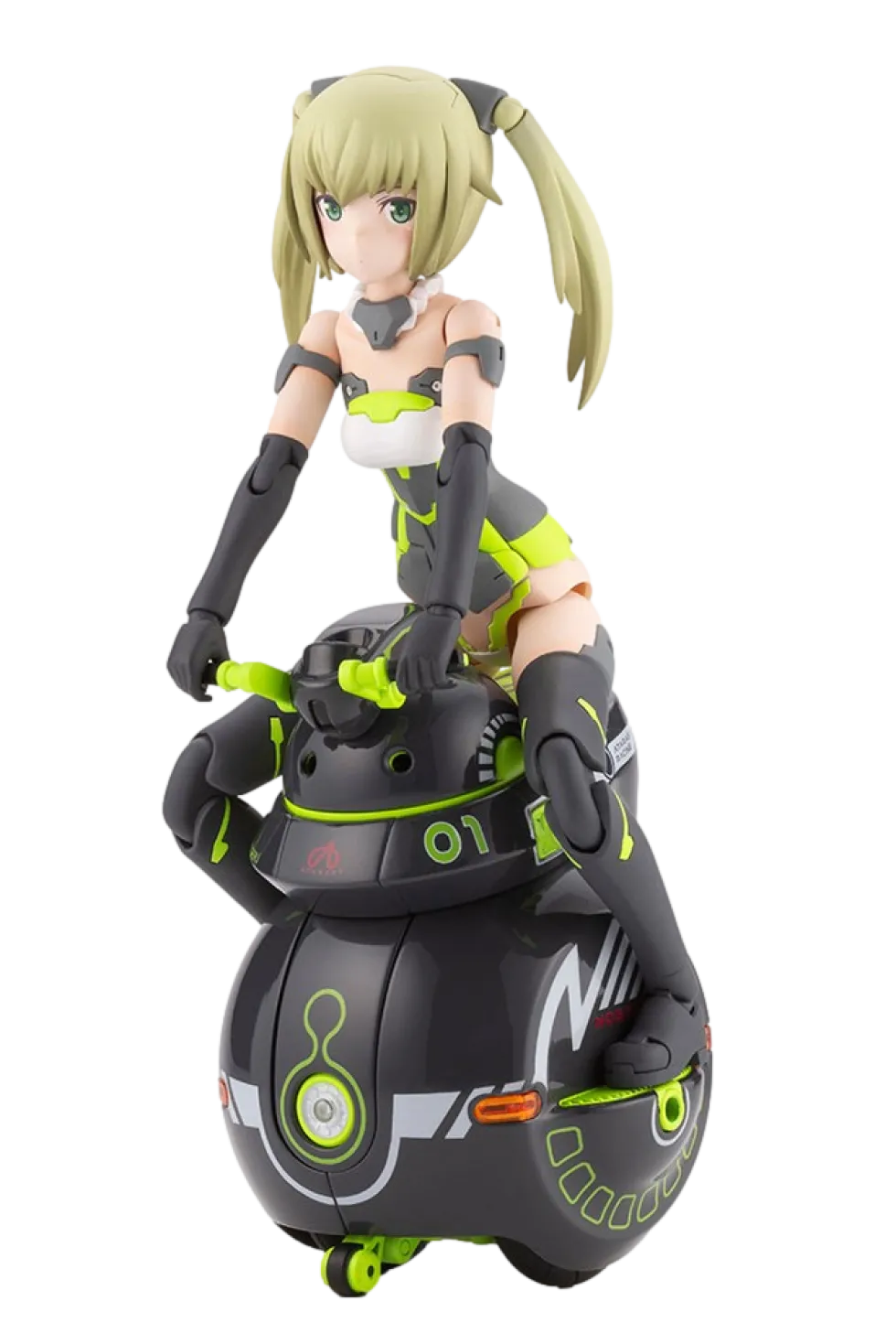 Frame Arms Girl x Maruttoys Innocentia (Racer Ver.) & Noseru (Racing Specs Ver.)