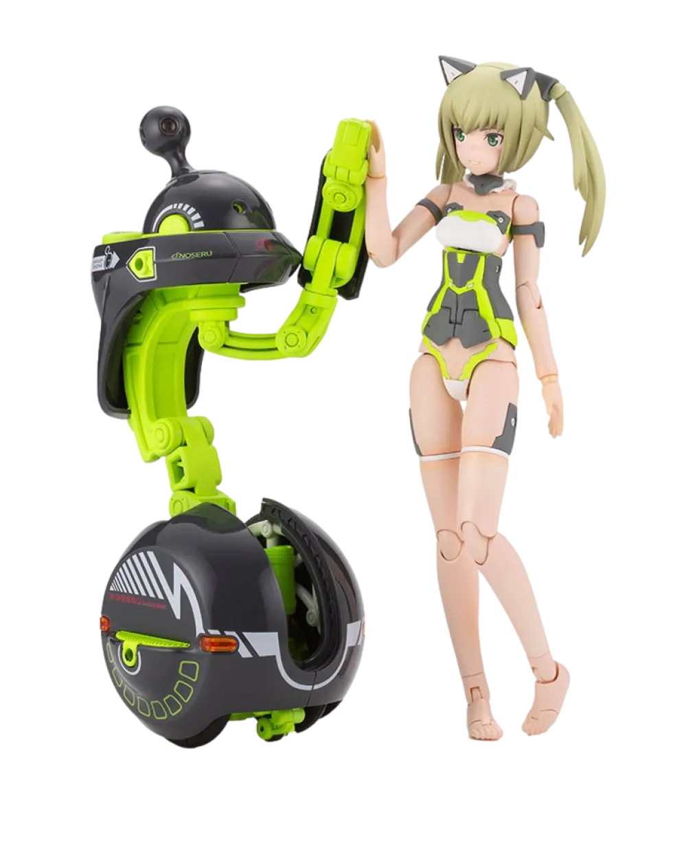 Frame Arms Girl x Maruttoys Innocentia (Racer Ver.) & Noseru (Racing Specs Ver.)