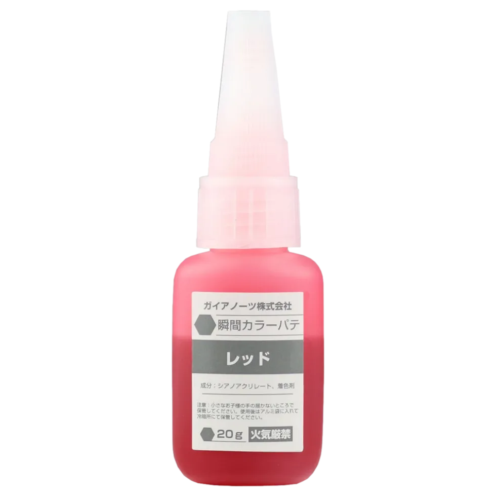 Gaia M-07RN Instant Adhesive Color Putty Red 20g