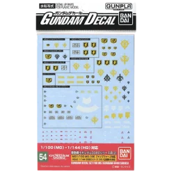 GD-54 Gundam 0080 Zeon Decals