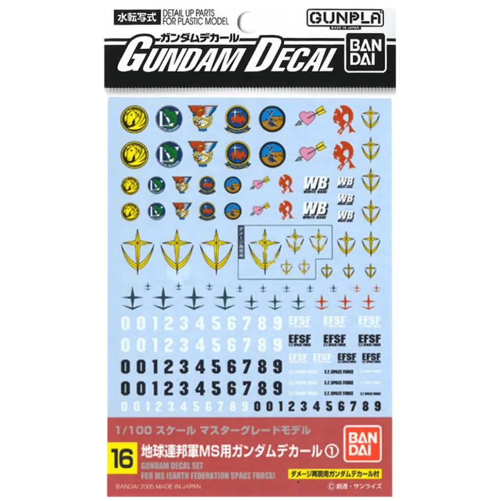 GD-16 MG EFSF Decals