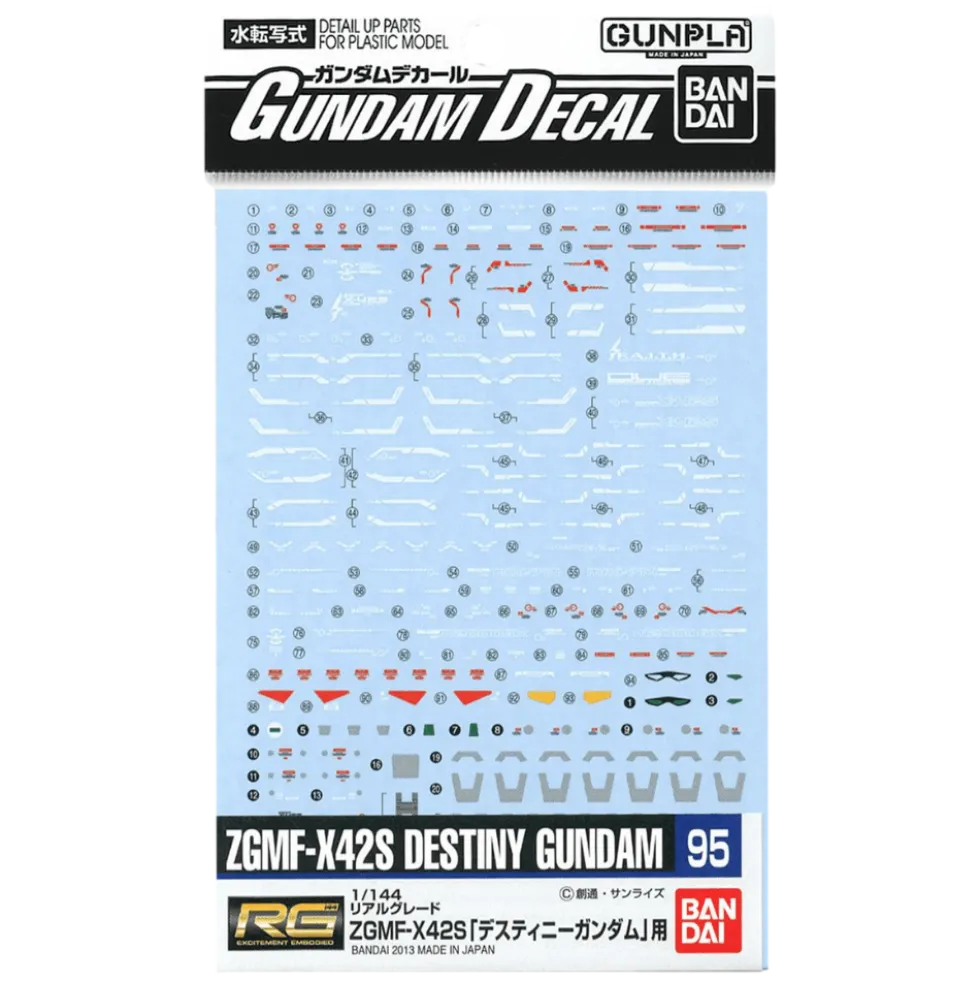 GD-95 RG Destiny Gundam Decals