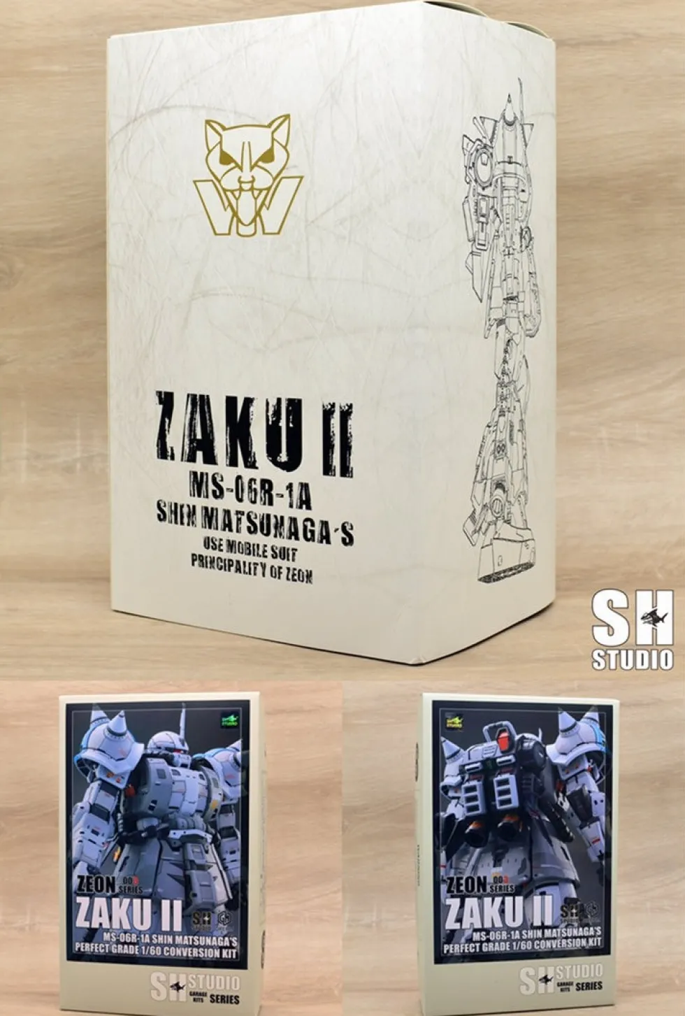 GMD 1/60 MS-06R-1A Zaku II Shin Matsunaga GK