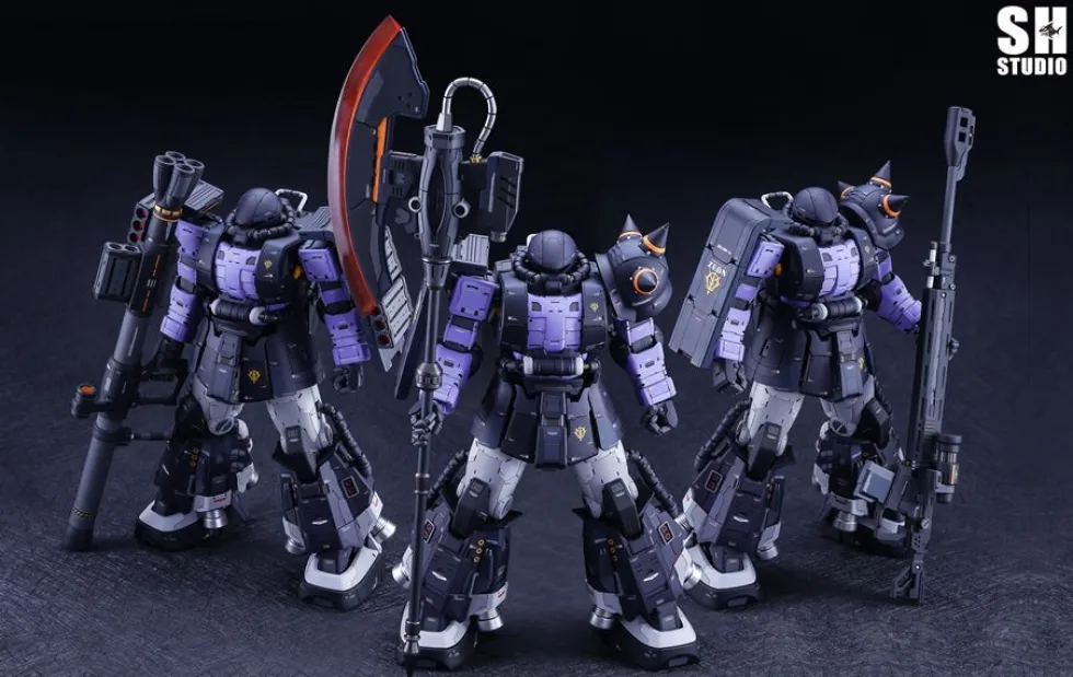 GMD 1/60 MS-06R-1A Zaku II Tri-Stars GK w/ Bazooka