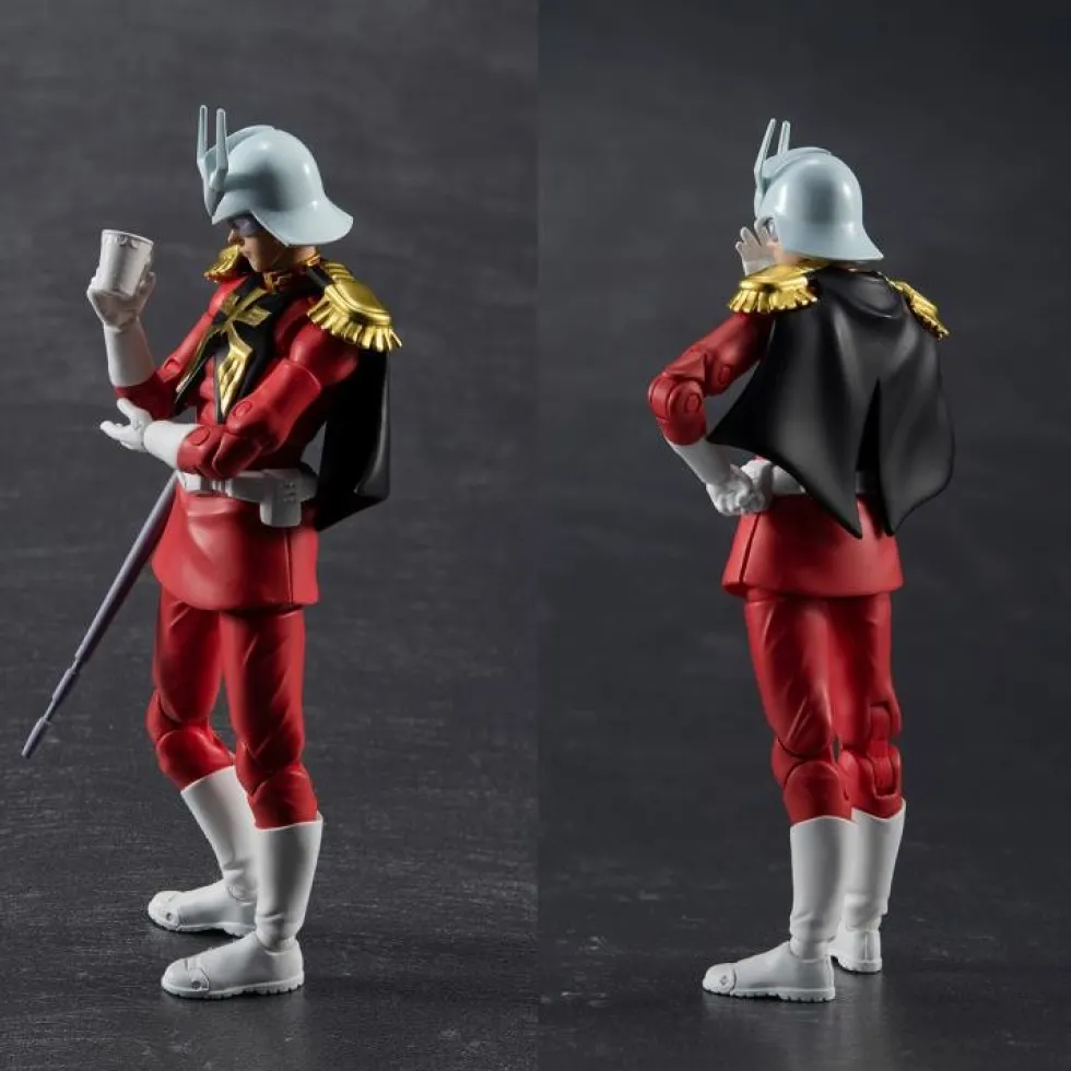 G.M.G. Mobile Suit Gundam Principality of Zeon Infantry Soldier & Char Aznable Figure Set