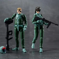 G.M.G. Mobile Suit Gundam Principality of Zeon Infantry Soldier & Char Aznable Figure Set
