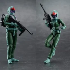 G.M.G. Mobile Suit Gundam Principality of Zeon Infantry Soldier & Char Aznable Figure Set