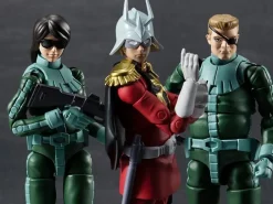 G.M.G. Mobile Suit Gundam Principality of Zeon Infantry Soldier & Char Aznable Figure Set