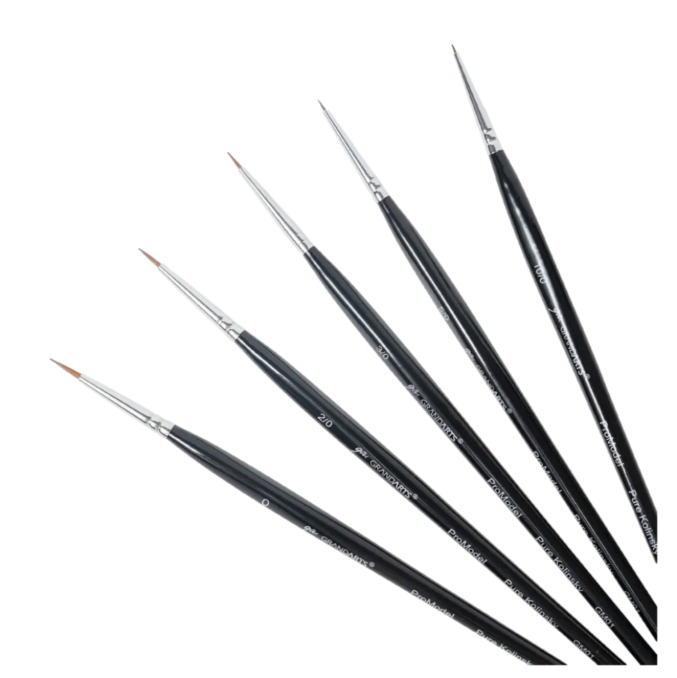GrandArts x Madworks GM01 Pure Kolinsky Brush Set