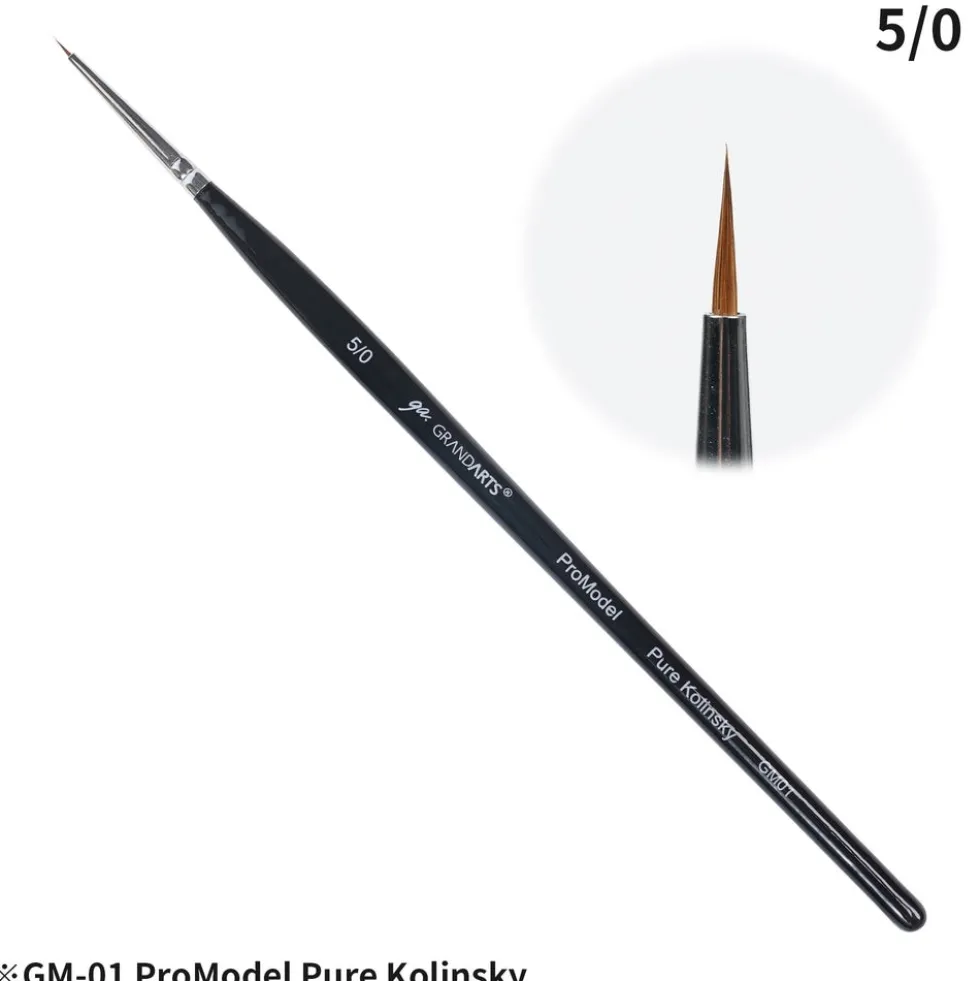 GrandArts x Madworks GM01 Pure Kolinsky Brush Set