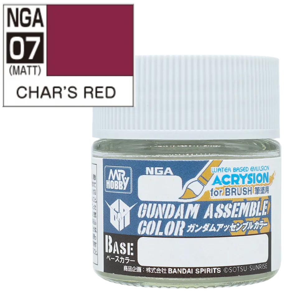 Gundam Assemble Color NGA07 Char's Red 10ml