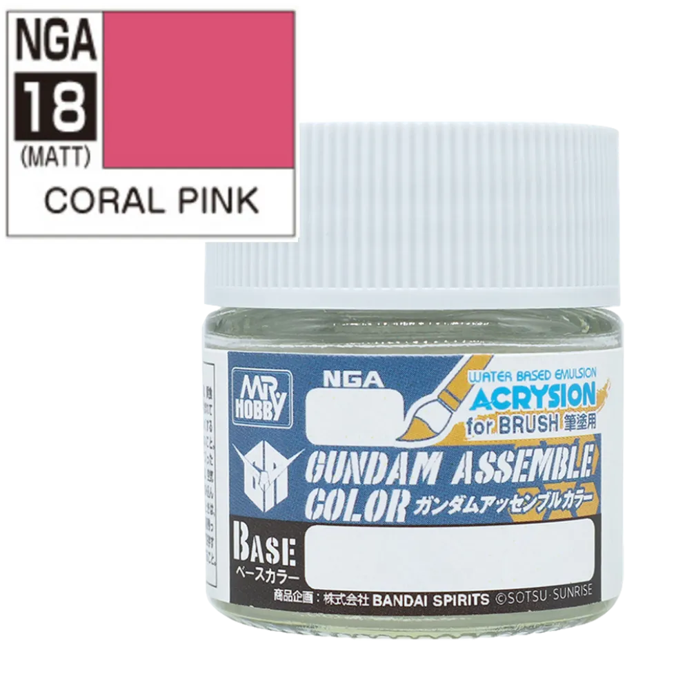Gundam Assemble Color NGA18 Coral Pink 10ml