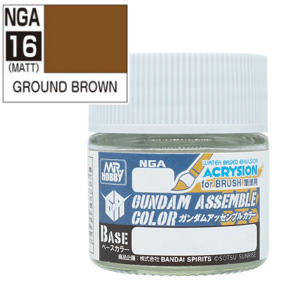 Gundam Assemble Color NGA16 Ground Brown 10ml