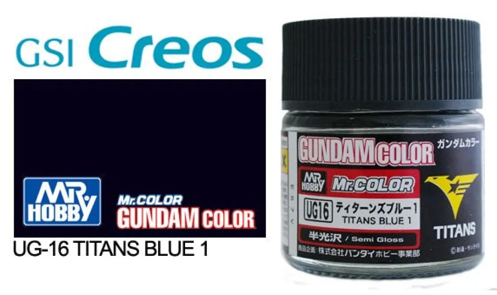 Gundam Color UG16 MS Titans Blue 1 (Dark) 10ml