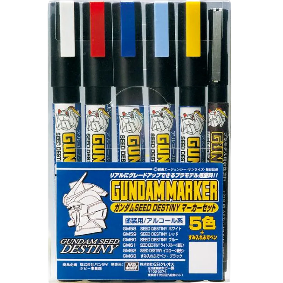 Gundam Marker Seed Destiny Set 1