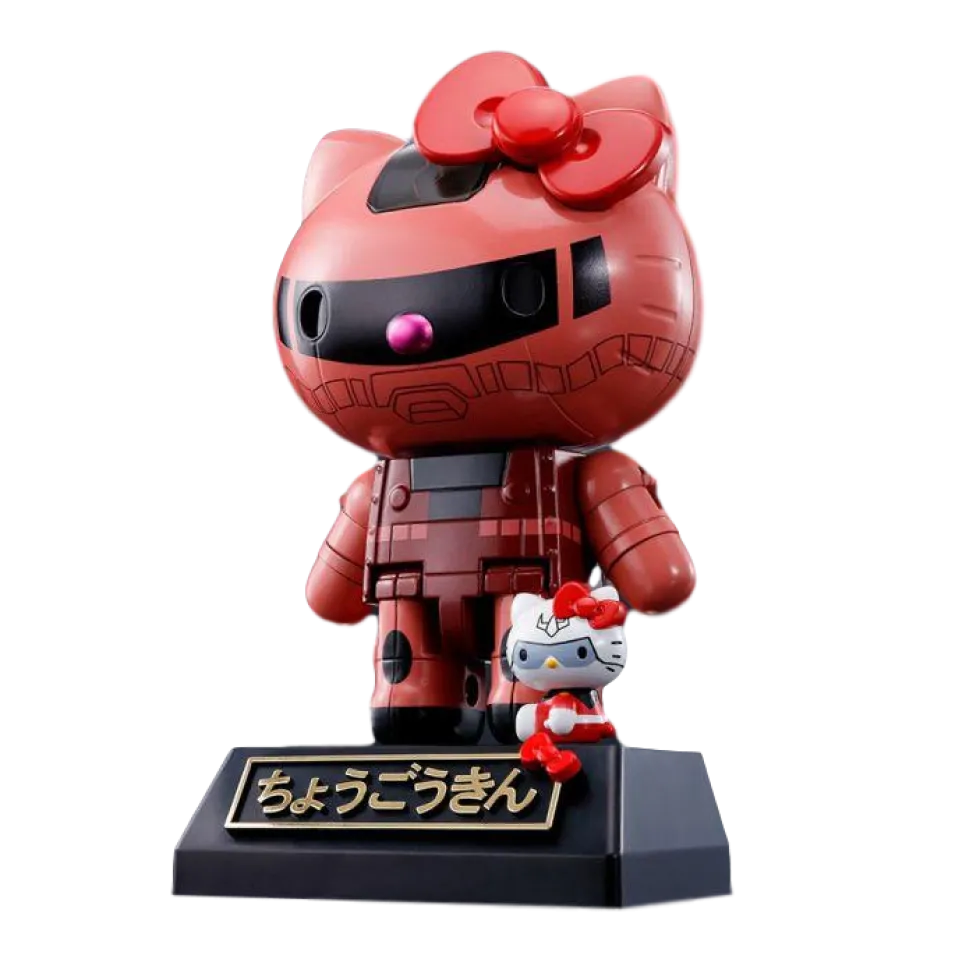 Gundam x Hello Kitty Char's Zaku II Chogokin