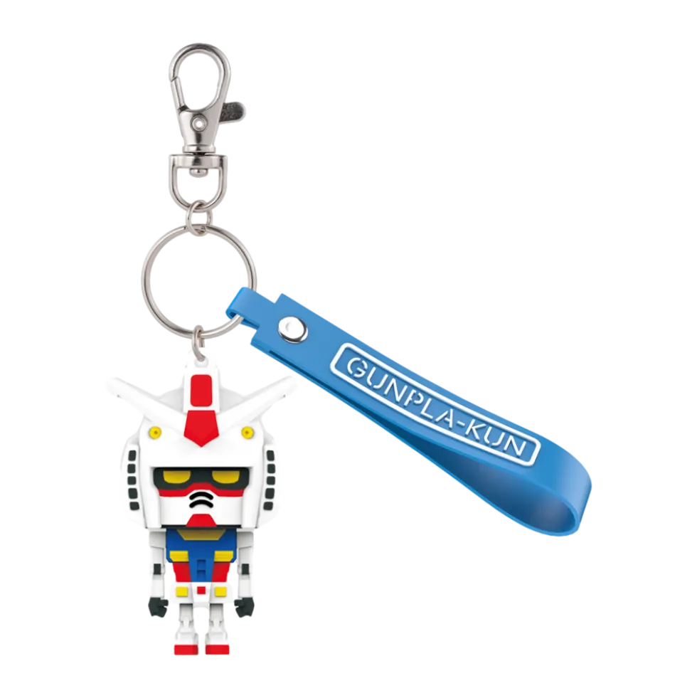 Gunpla-Kun 3D Rubber Mascot Keychain