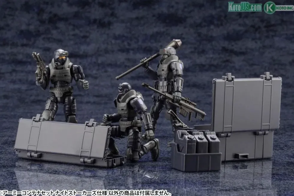 Hexa Gear Army Container Set Night Stalkers Ver.