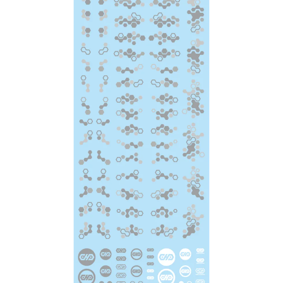 Hex Camouflage Decal 2 - Gray