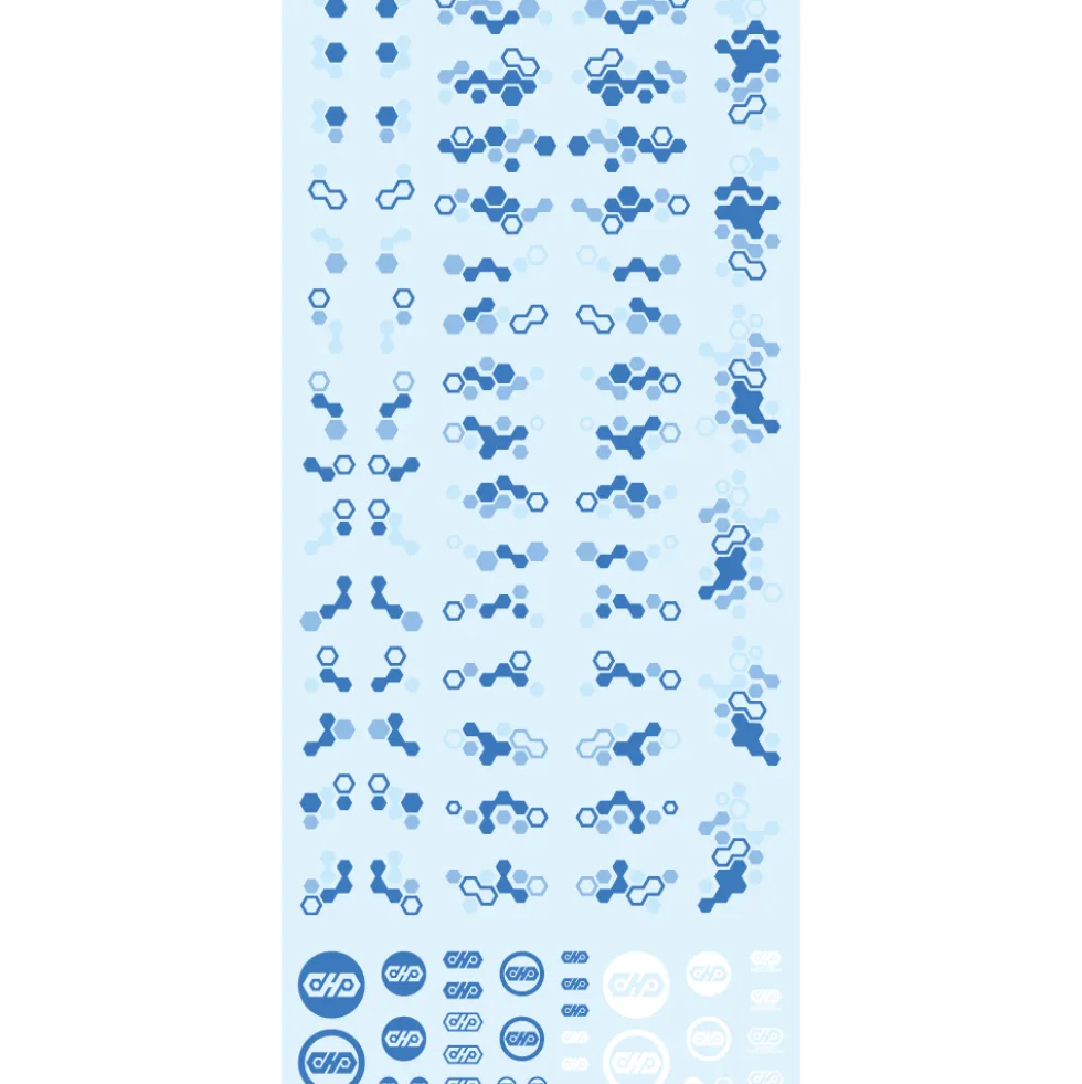 Hex Camouflage Decal 2 - Gray