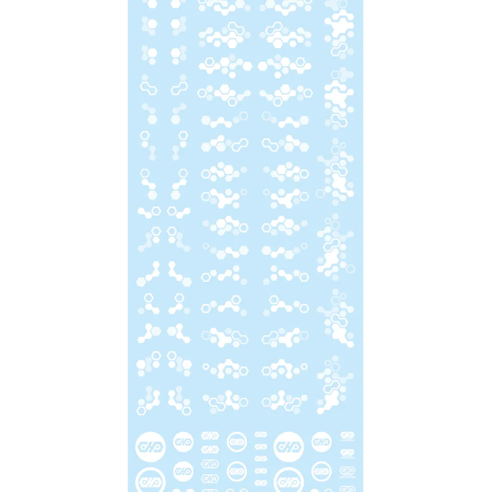 Hex Camouflage Decal 2 - Gray