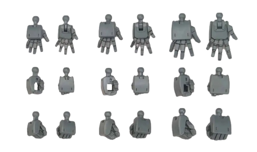HGBC 043 Build Hands (Kaku) SML