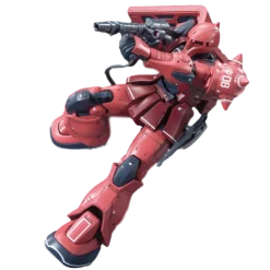HGGTO 013 MS-05S Zaku I Char Custom