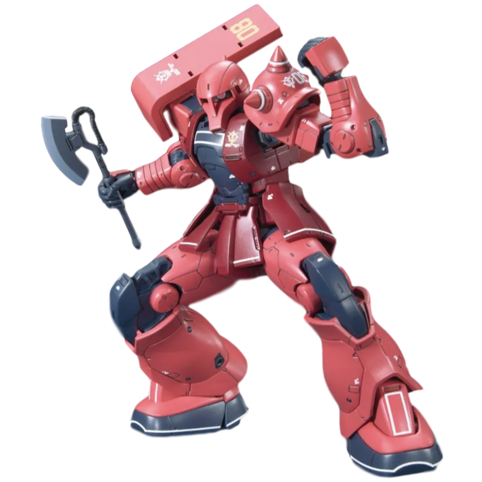 HGGTO 013 MS-05S Zaku I Char Custom