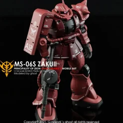 HGGTO MS-06S Zaku II (Char Aznable) Decals